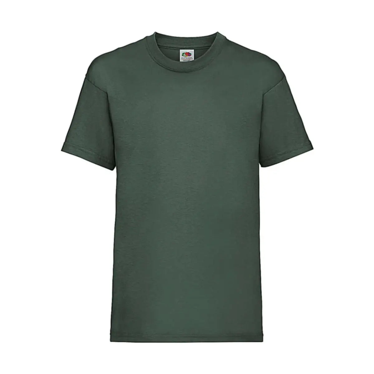 Fruit of the Loom Lasten Laadukas T-Paita - Vihreä (Bottle Green) / 104 (3-4) - Yritystekstiilit