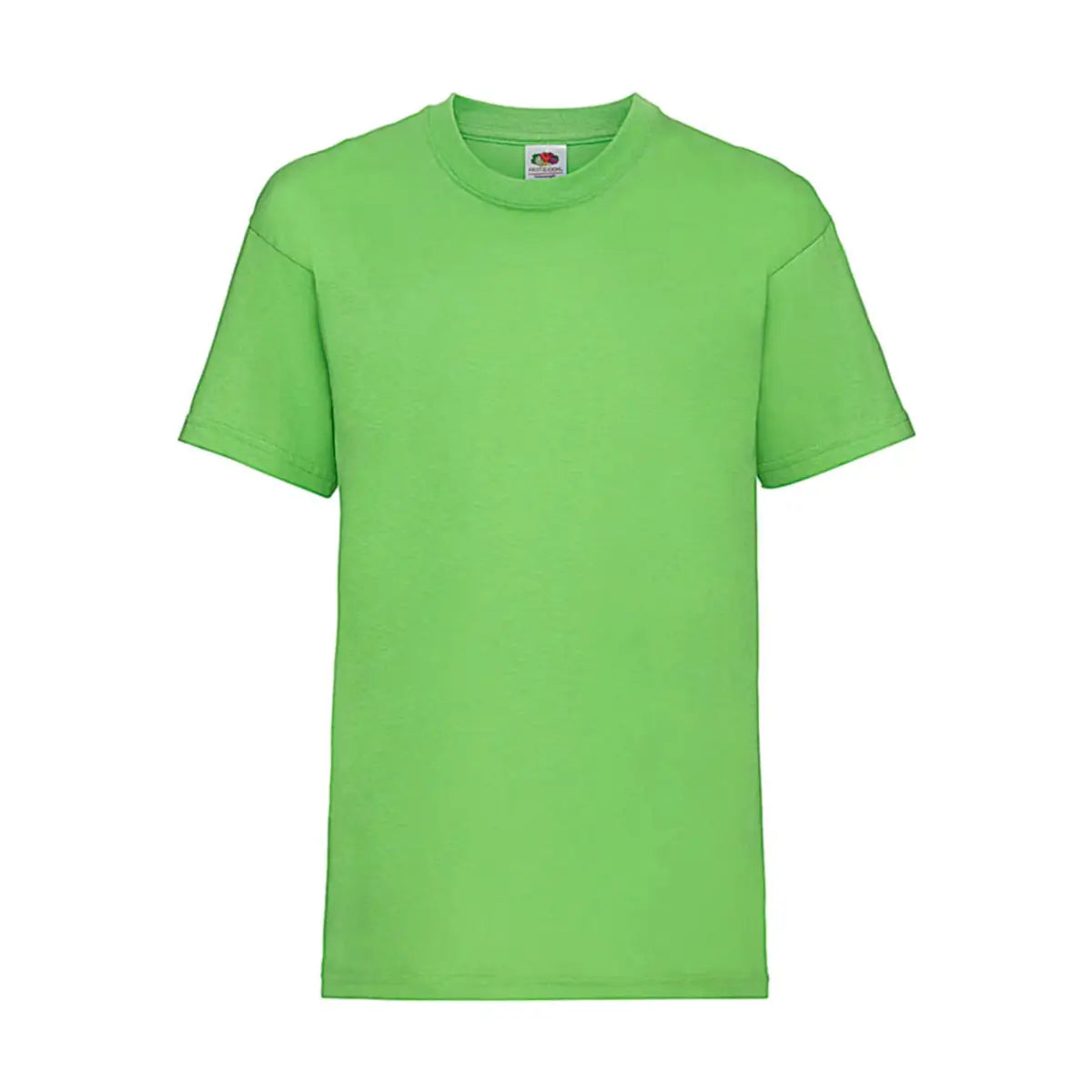 Fruit of the Loom Lasten Laadukas T-Paita - Vihreä (Lime Green) / 104 (3-4) - Yritystekstiilit