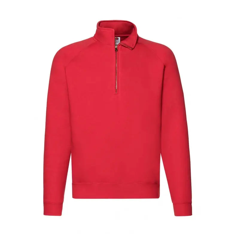 Fruit of the Loom Premium Zip Neck College - Yritystekstiilit