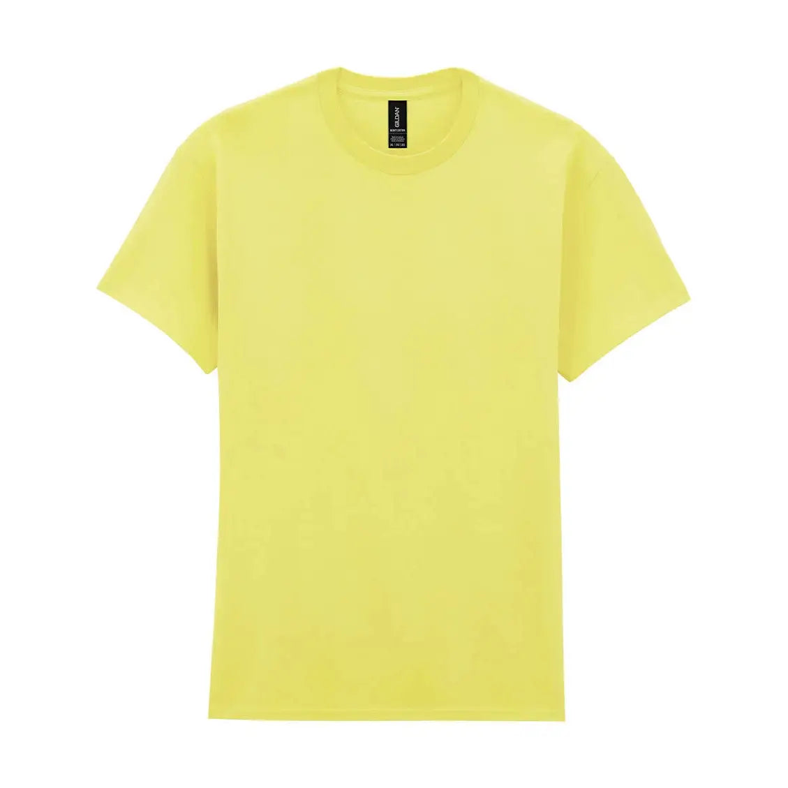Gildan Heavy Cotton Puuvillainen T-Paita - Keltainen (Cornsilk) / S - Työpaidat