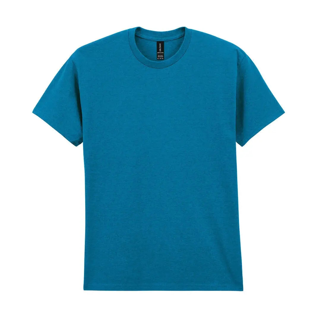 Gildan Heavy Cotton Puuvillainen T-Paita - Sininen (Antique Sapphire) / S - Työpaidat