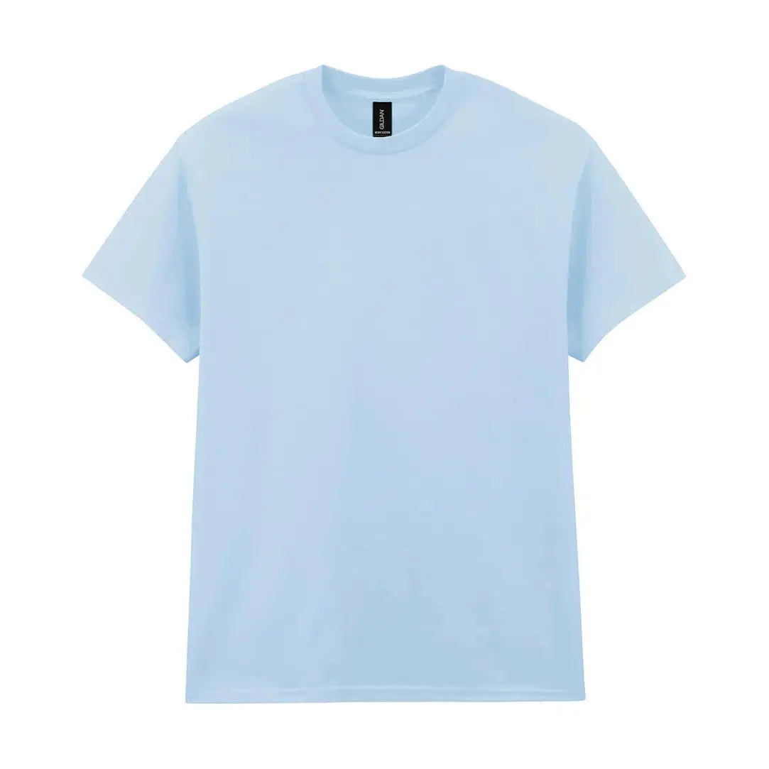 Gildan Heavy Cotton Puuvillainen T-Paita - Sininen (Light Blue) / S - Työpaidat