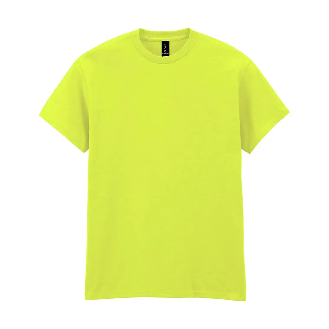 Gildan Heavy Cotton Puuvillainen T-Paita - Vihreä (Safety Green-Yellow) / S - Työpaidat