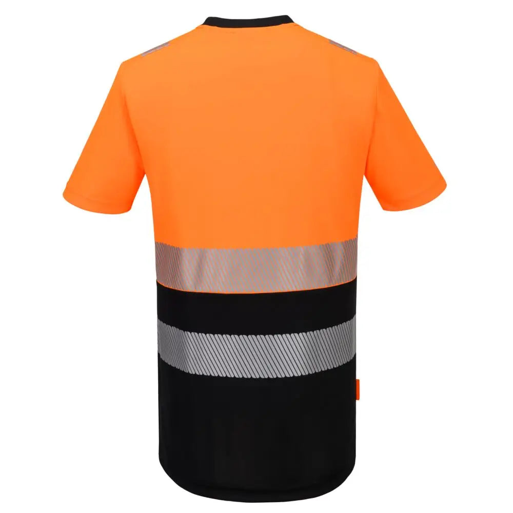 Portwest DX4 Hi-Vis T-paita (luokka 1) DX434 - Oranssi/Musta / 4XL - Työpaidat