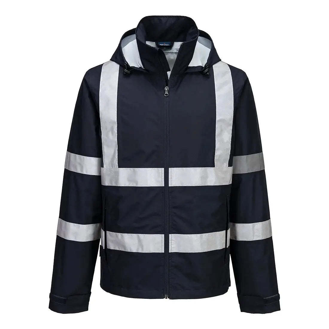 Portwest Iona Ohut pieneen tilaan pakattava takki F442 - Tummansininen / 6XL - Työtakit