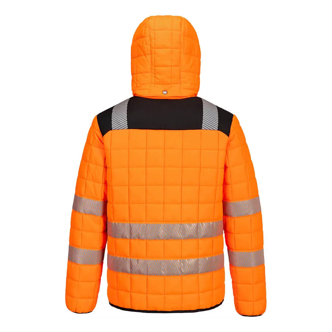 Portwest PW3 Hi-Vis Kevyttoppatakki T165 - Oranssi/Musta / 4XL - Työtakit