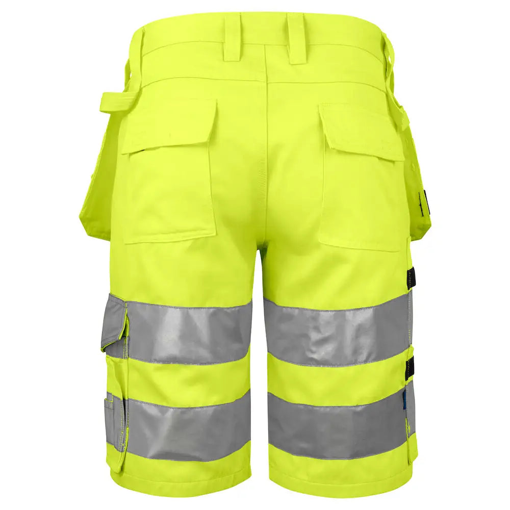 Projob 6535 Shortsit EN ISO 20471 Luokka 2/1 - Keltainen/Musta / C42 - Työvaatteet