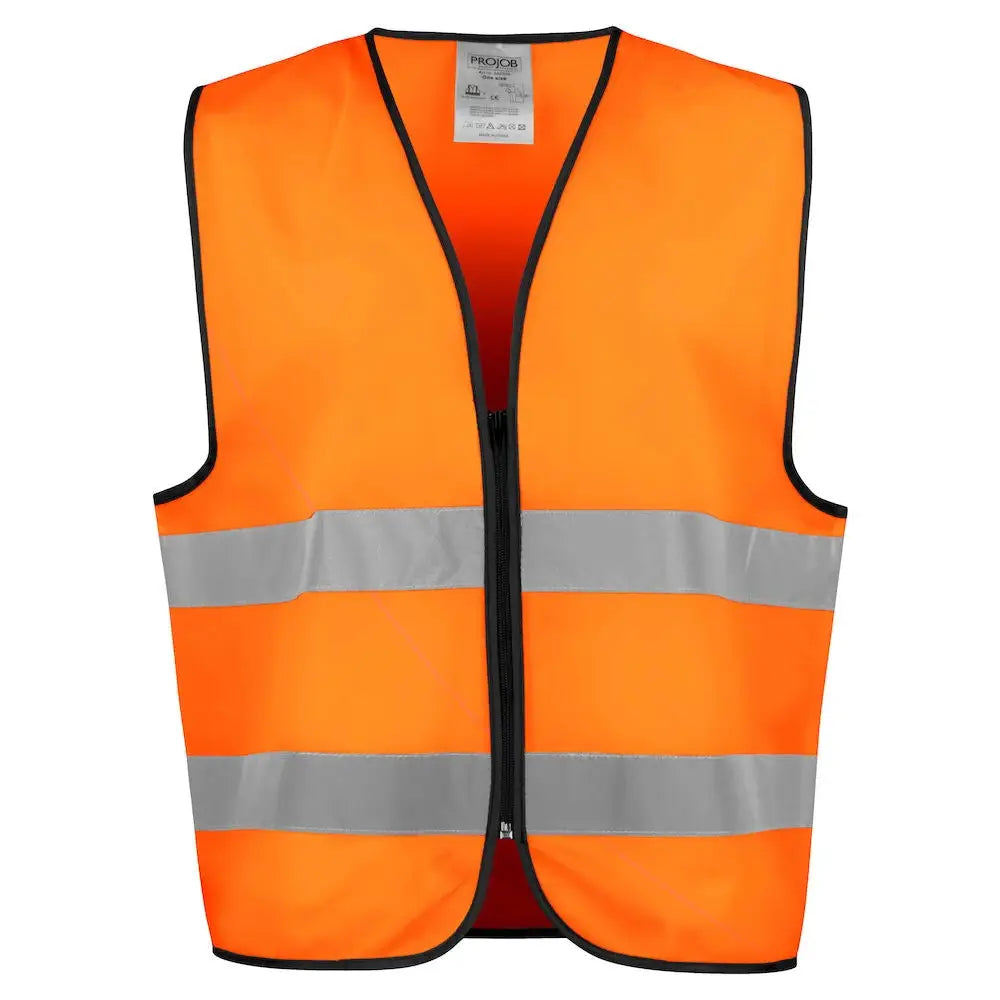 Projob 6709 Liivi EN ISO 20471 Luokka 2 - Oranssi/Musta - Työvaatteet