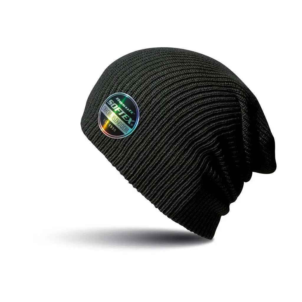 Result Headwear Softex Pipo - Musta - Yritystekstiilit
