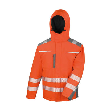 Result Safe-Guard Dynamic Softshell takki - Oranssi (Fluorescent Orange) / S - Työtakit