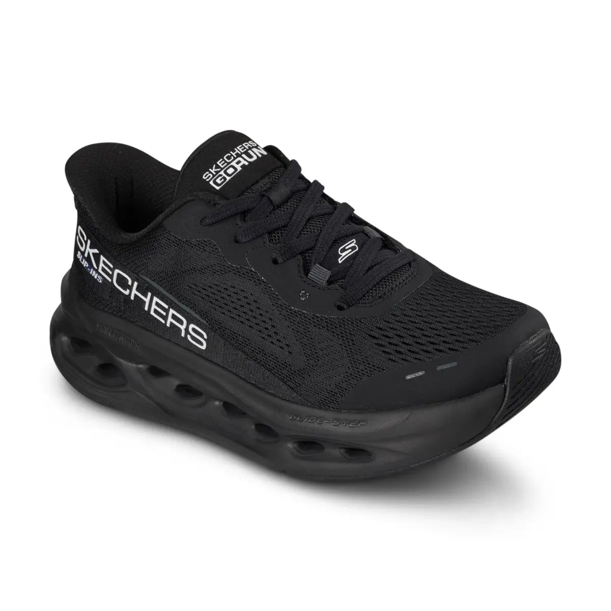 Max Cushioning Glide Step Slip Ins Shoe w - Musta