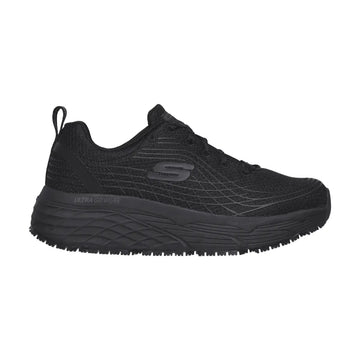 Max Cushioning Work Shoe w - Musta